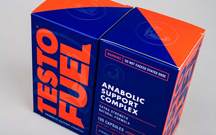 藥品包裝設(shè)計(jì)靈感-TestoFuel Pharma包裝設(shè)計(jì)