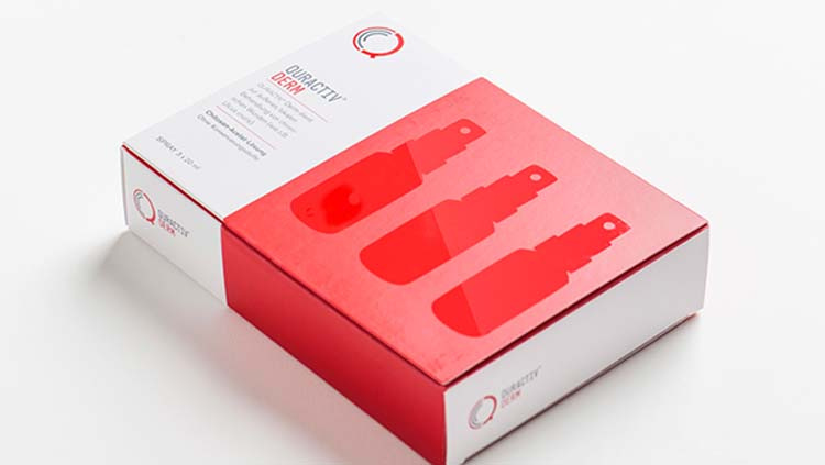 藥品包裝設(shè)計(jì)靈感-Quractiv Derm醫(yī)藥包裝