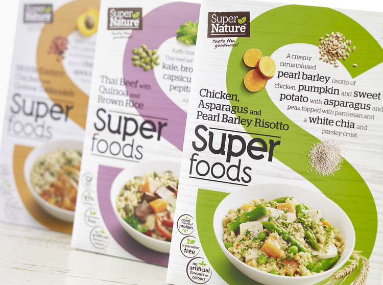 Vesco Foods 冷凍菜肴食品包裝設(shè)計，以健康食材為賣點，以S字母增加識別