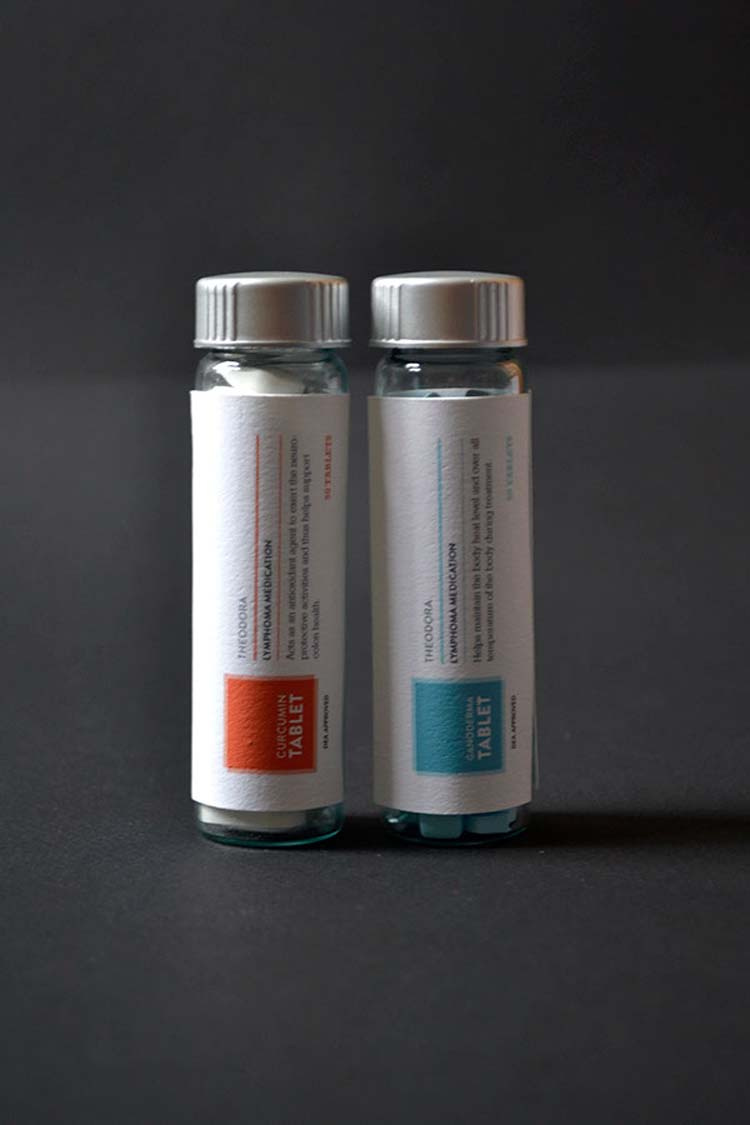 藥品包裝設(shè)計(jì)靈感-西奧多拉制藥系列