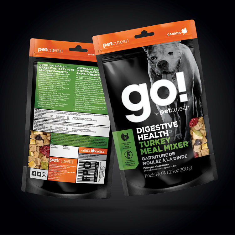GO！混合膳食保健狗糧包裝設(shè)計(jì)-上海包裝設(shè)計(jì)公司