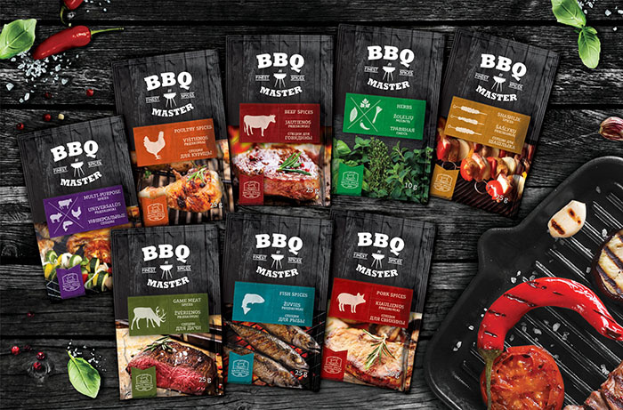 BBQ 燒烤調(diào)味料調(diào)味品系列產(chǎn)品包裝設(shè)計(jì)-上海包裝設(shè)計(jì)公司