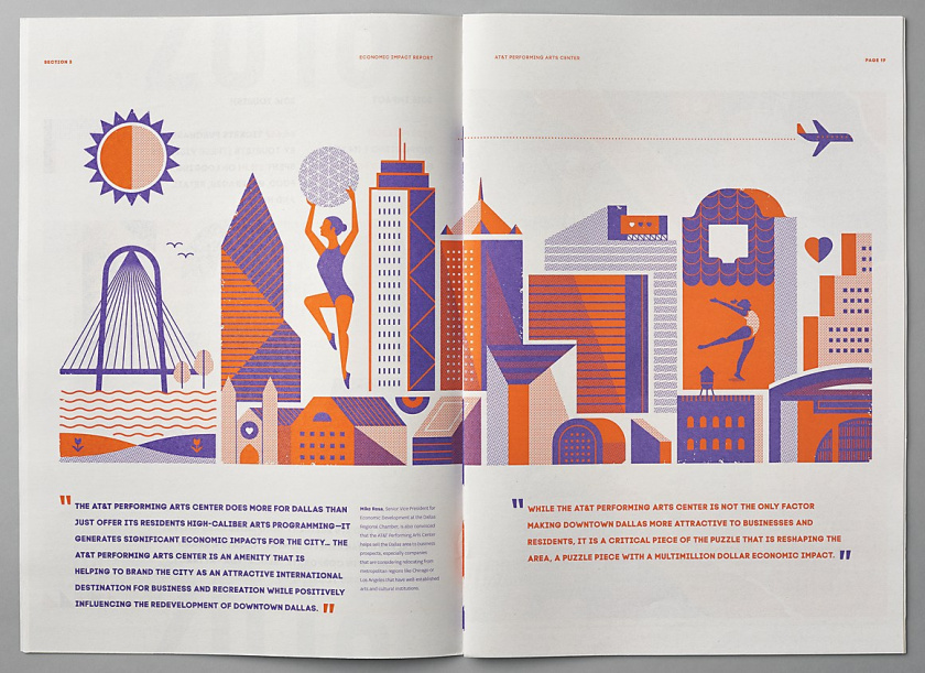 AT＆T表演藝術(shù)中心年度報(bào)告宣傳畫冊(cè)設(shè)計(jì)
