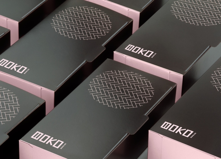 外賣送餐品牌Boko品牌vi設(shè)計(jì)，幾何線條排列組合設(shè)計(jì)