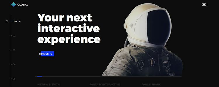 全球 - HTML5網(wǎng)站模板