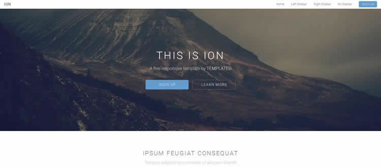 離子博客最小全寬mega-menuhtml5模板網(wǎng)站響應(yīng)