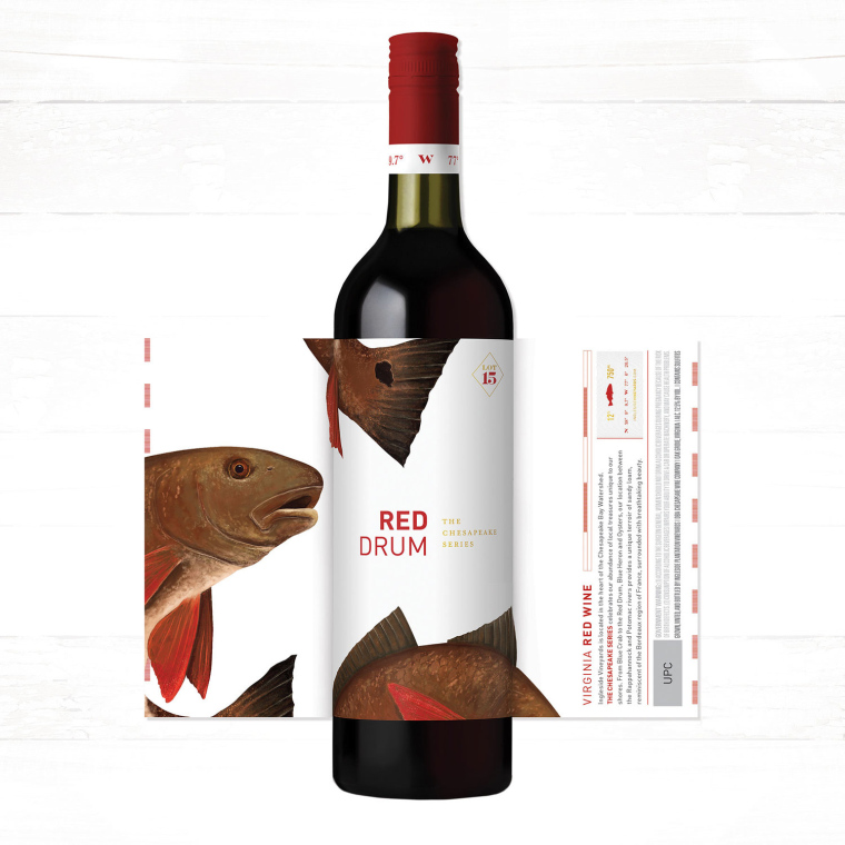 Chesapeake 葡萄酒包裝設(shè)計(jì),通過插畫來表達(dá)切薩皮克灣的海洋生物 Chesapeake 葡萄酒包裝設(shè)計(jì),通過插畫來表達(dá)切薩皮克灣的海洋生物