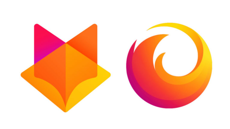 Firefox火狐瀏覽器徽標(biāo)幾何版與行為版新舊標(biāo)志設(shè)計(jì)對(duì)比