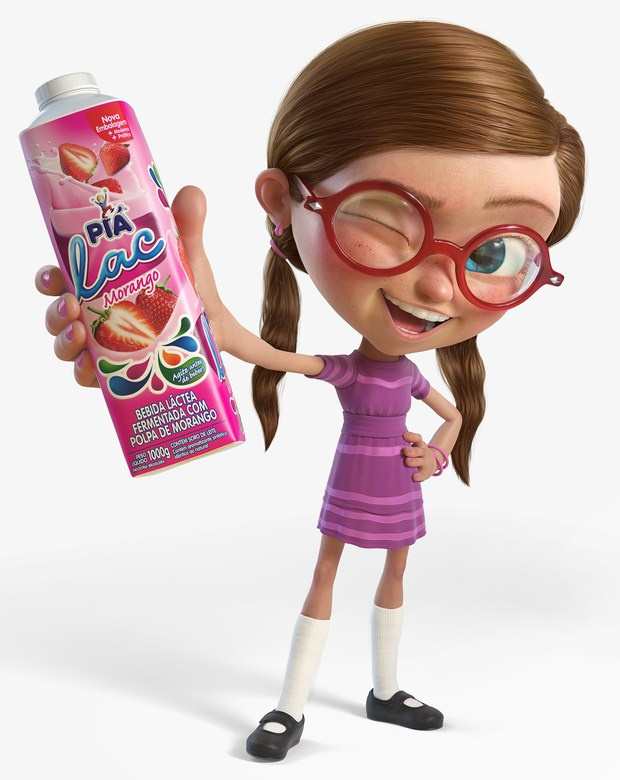 Pedro Conti吸引人的3D藝術(shù)卡通人物設(shè)計(jì)靈感-PiaLac小女孩