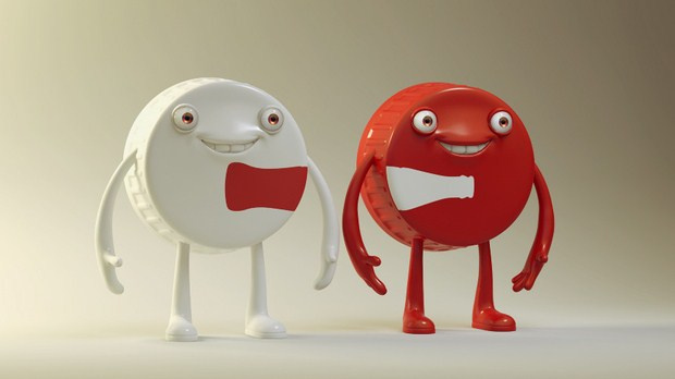 Pedro Conti吸引人的3D藝術(shù)卡通人物設(shè)計(jì)靈感-可口可樂 - Tapitas