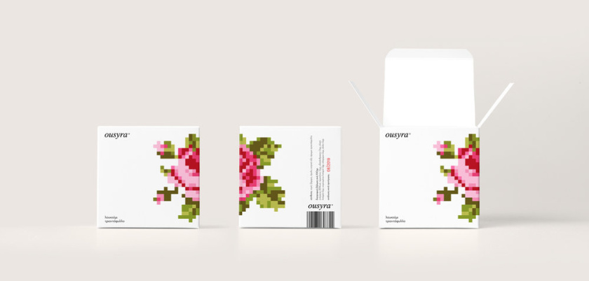 可愛的數(shù)字馬賽克圖案盒裝甜品食品包裝設(shè)計欣賞