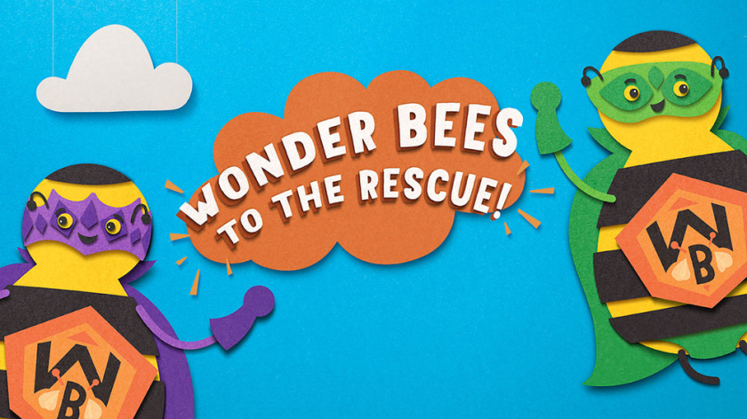 IP品牌策劃案例：Rowse Wonder Bees兒童蜂蜜包裝設(shè)計(jì)，兩個(gè)超級(jí)蜜蜂英雄吉祥物