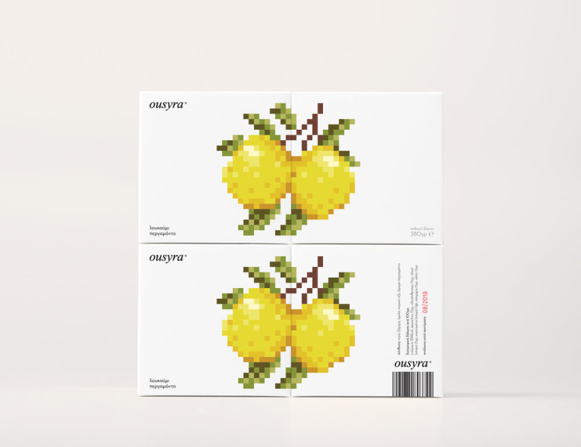 可愛的數(shù)字馬賽克圖案盒裝甜品食品包裝設(shè)計欣賞