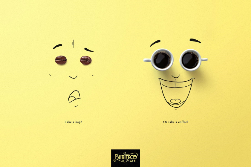 小睡一下,還是喝杯咖啡?Buriteco咖啡廳平面宣傳廣告創(chuàng)意設(shè)計 小睡一下,還是喝杯咖啡?Buriteco咖啡廳平面宣傳廣告創(chuàng)意設(shè)計