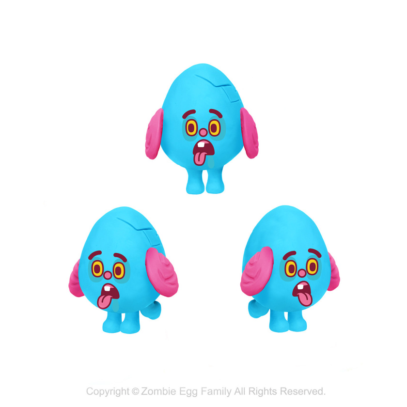 僵尸蛋家族人物設(shè)計(jì)，雞蛋3D吉祥物設(shè)計(jì)