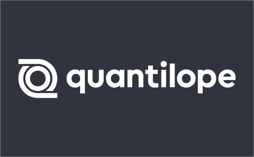 Quantilope市場調(diào)研分析公司logo設(shè)計，一個循環(huán)的線條圖形