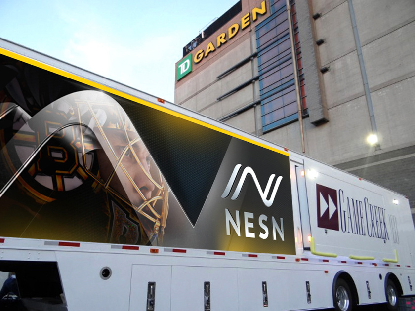新英格蘭體育網(wǎng)NESN更新logo設(shè)計-公交車圖形