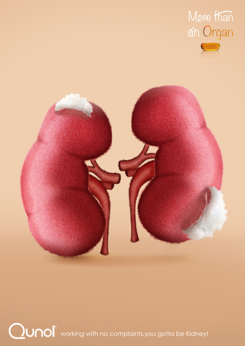 Qunol 輔酶Q10心臟心血管保健品平面廣告創(chuàng)意設(shè)計(jì)“器官”篇 Qunol 輔酶Q10心臟心血管保健品平面廣告創(chuàng)意設(shè)計(jì)“器官”篇