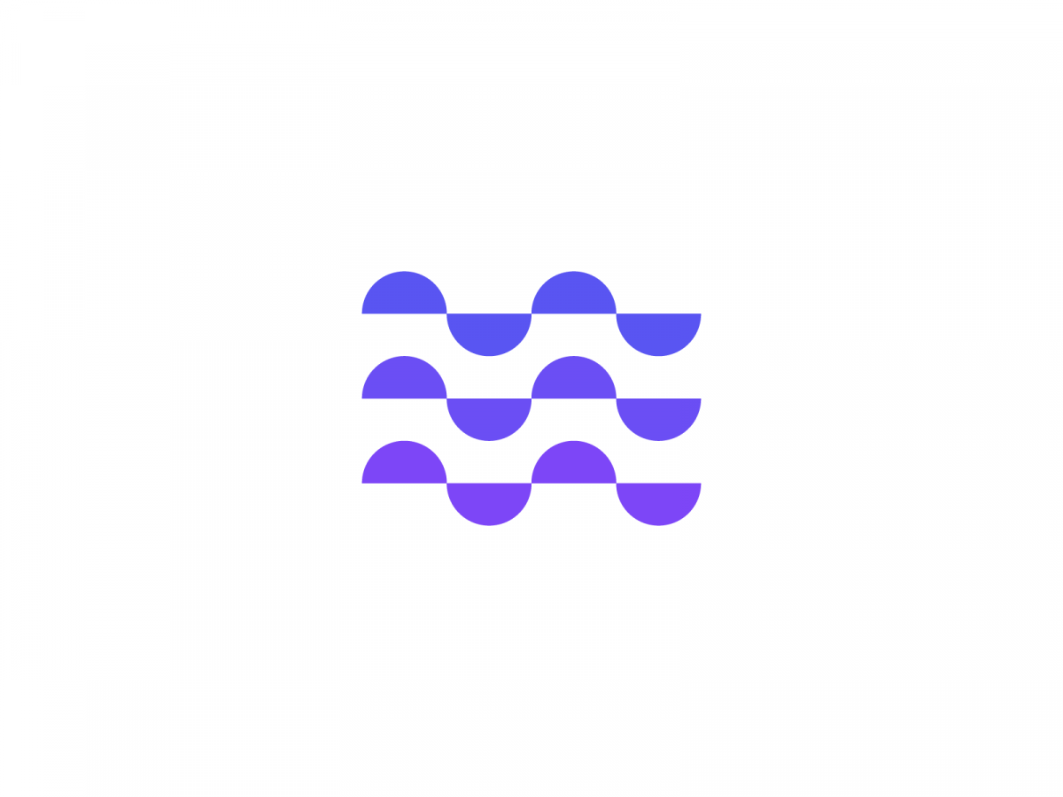 Preveco高科技涂料商標(biāo)logo設(shè)計(jì)“流動(dòng)的半圓”圖形