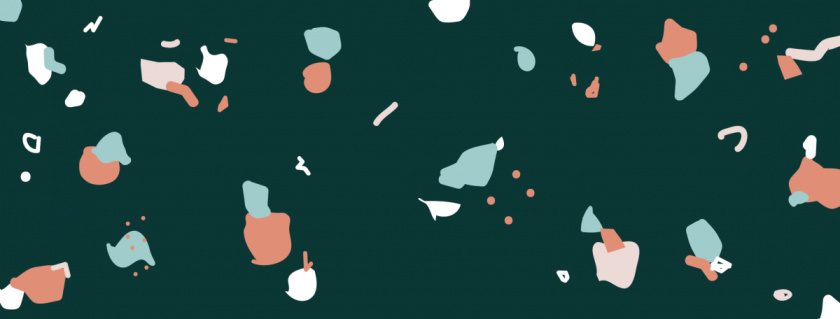 Kaya 有機(jī)護(hù)膚品包裝設(shè)計(jì)，很藝術(shù)的水磨石圖案