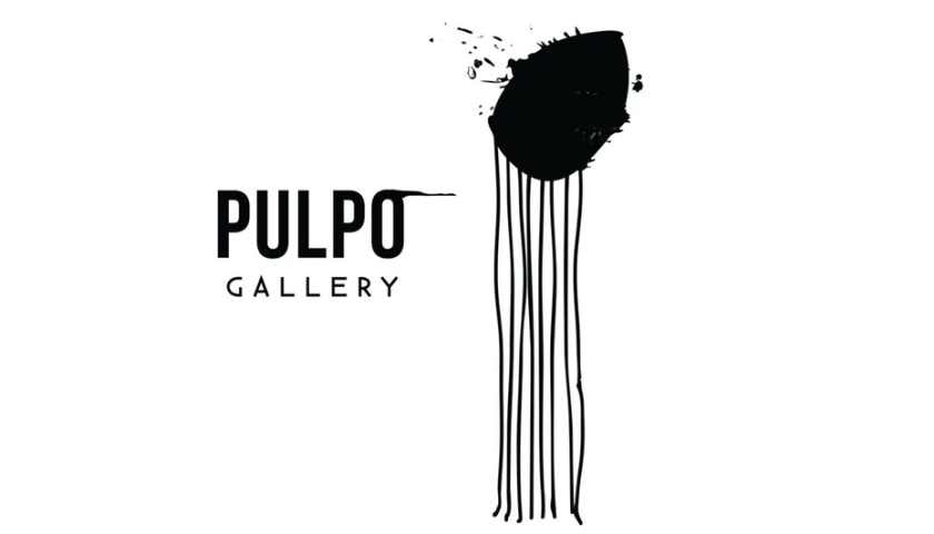 抽象Pulpo Gallery徽標(biāo)logo設(shè)計(jì)