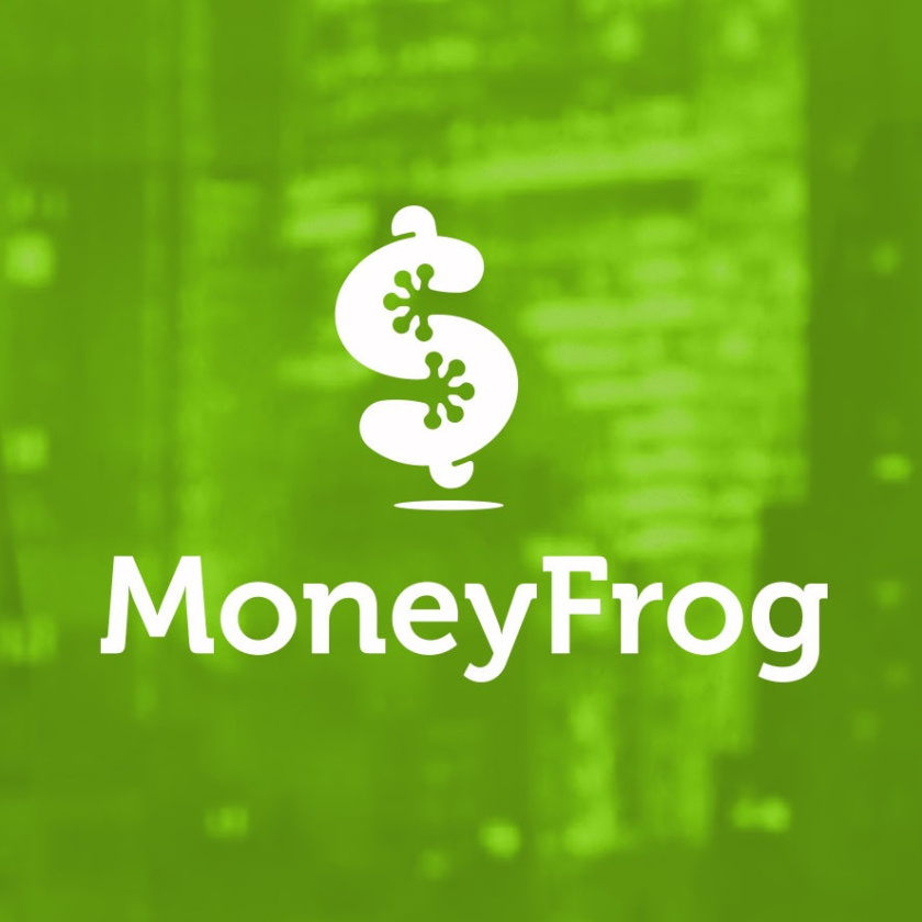 綠色logo設(shè)計- MoneyFrog徽標(biāo)logo設(shè)計