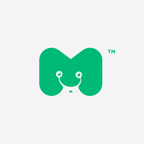 綠色logo設(shè)計- 迷你外星人logo設(shè)計