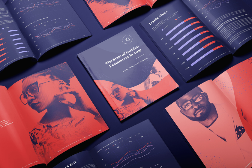 《2019年歐美時(shí)尚電子商務(wù)狀況報(bào)告》年報(bào)宣傳畫(huà)冊(cè)設(shè)計(jì)