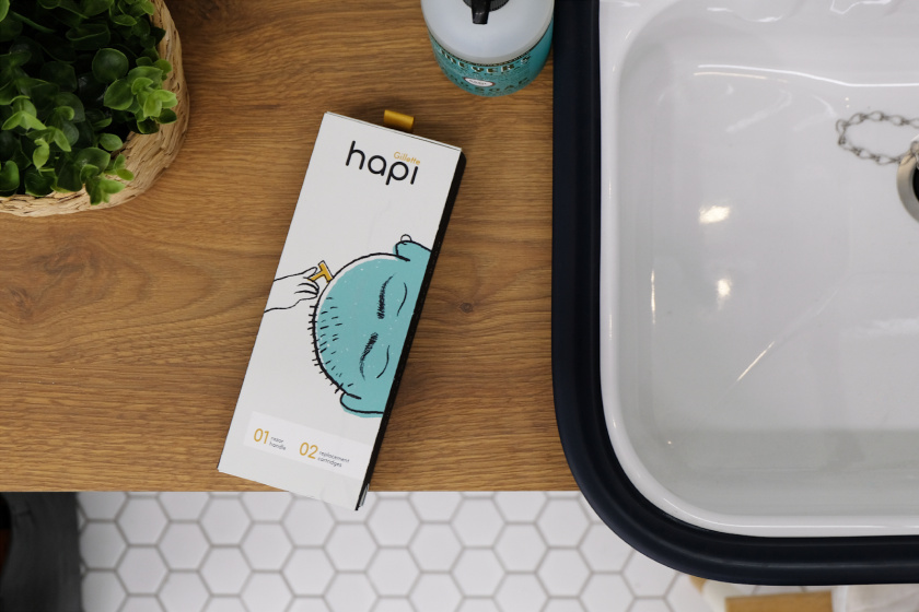 Hapi 剃須刀剃須膏套裝包裝設(shè)計(jì)“嘻哈插畫(huà)”風(fēng)格
