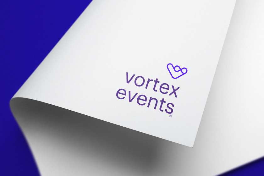 Vortex events事件公關(guān)營(yíng)銷(xiāo)公司logo設(shè)計(jì)vi設(shè)計(jì)，線條logo風(fēng)格