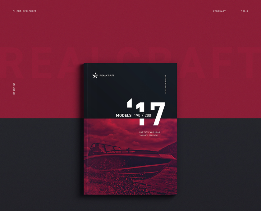 Realcraft 摩托艇宣傳畫冊設計產(chǎn)品型錄設計
