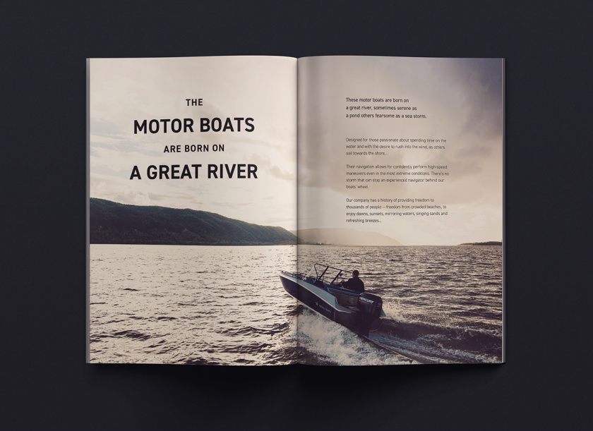 Realcraft 摩托艇宣傳畫冊設計產(chǎn)品型錄設計