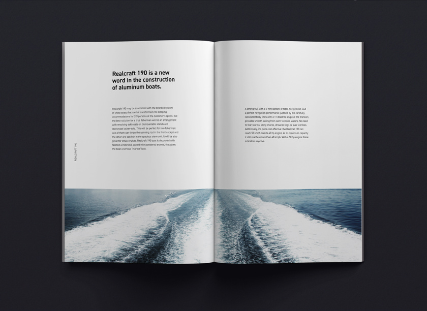 Realcraft 摩托艇宣傳畫冊設計產(chǎn)品型錄設計