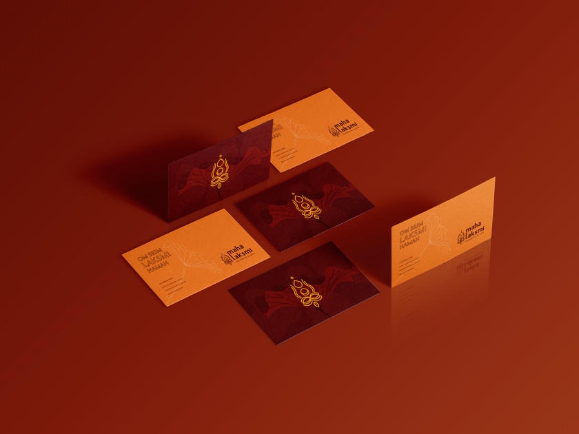 Maha-Laksmi 印度瑜伽舞蹈品牌logo設(shè)計vi設(shè)計