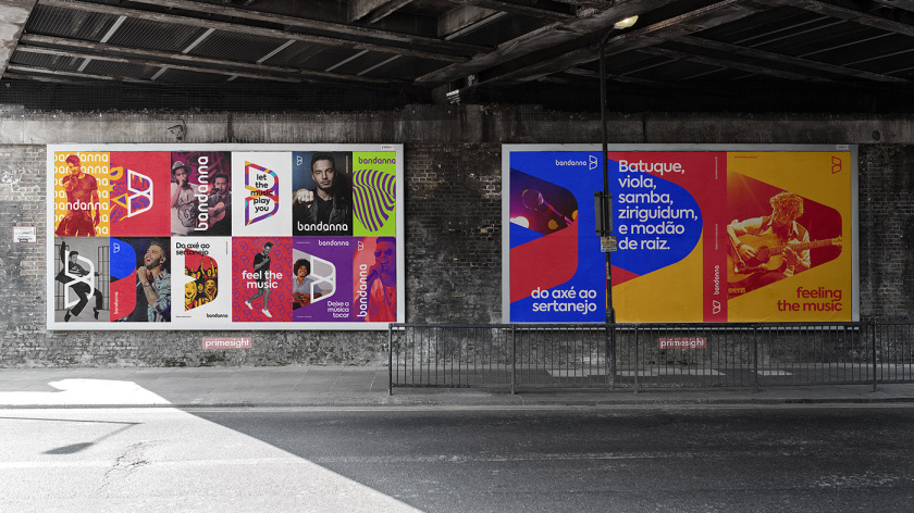BANDANNA 音樂文化公司品牌形象設(shè)計-logo-vi設(shè)計
