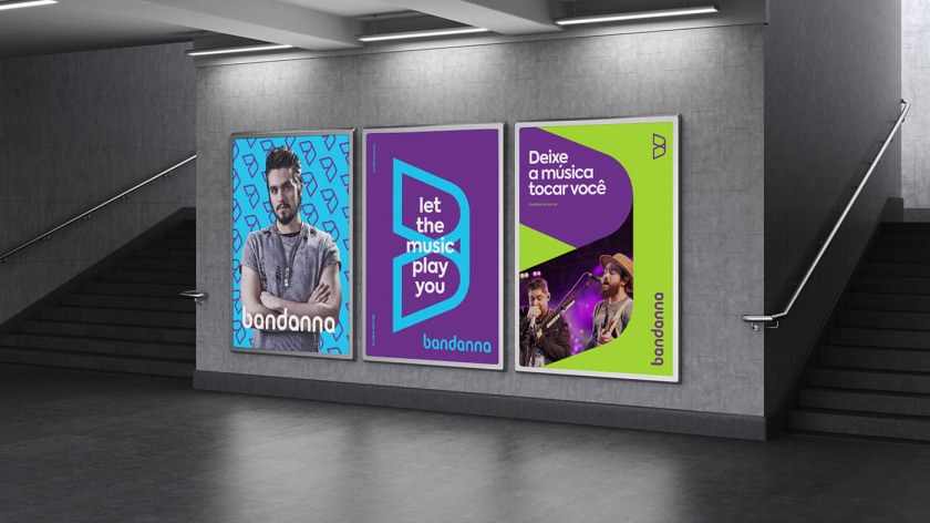 BANDANNA 音樂文化公司品牌形象設(shè)計-logo-vi設(shè)計