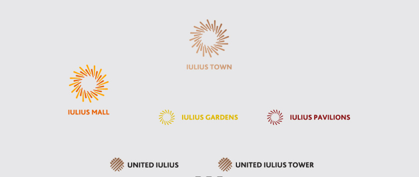 Iulius Town 商業(yè)中心品牌命名與logo設計-月桂花環(huán) Iulius Town 商業(yè)中心品牌命名與logo設計-月桂花環(huán)