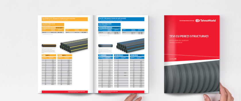 羅馬尼亞第三大管道制造商TehnoWorld公司企業(yè)品牌形象設(shè)計(jì)-logo與vi設(shè)計(jì)