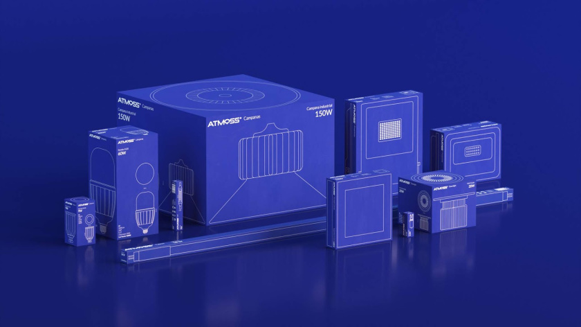 Atmoss照明燈具系列產(chǎn)品包裝設(shè)計(jì)