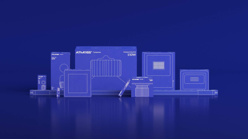 Atmoss照明燈具系列產品包裝設計