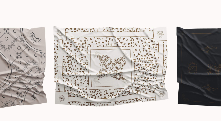 Trove 家具品牌logo設(shè)計。由豹+棕櫚樹+鑰匙組合而成