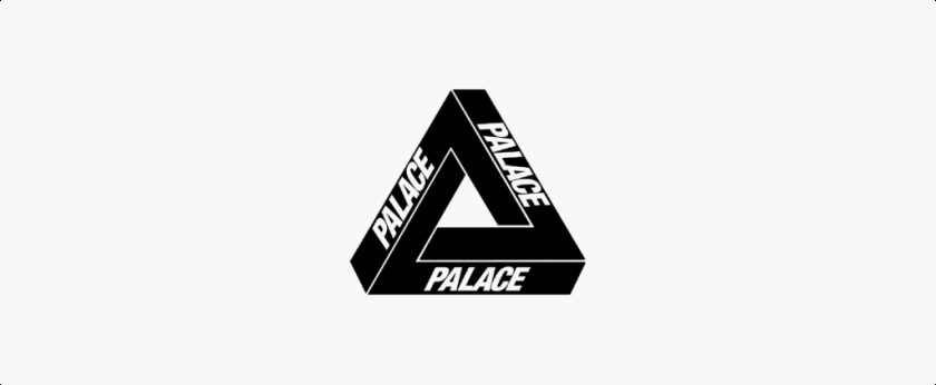 前衛(wèi)三角形logo設(shè)計-Palace Skateboard 宮殿滑板