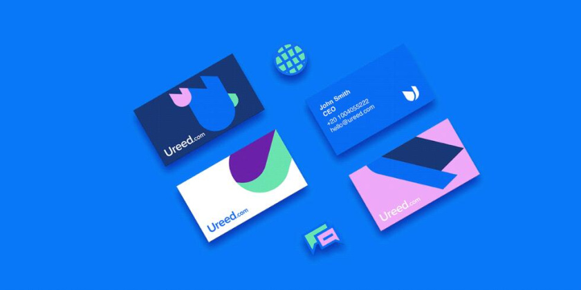 ureed 在線服務(wù)市場(chǎng)平臺(tái)網(wǎng)站品牌logo設(shè)計(jì)vi設(shè)計(jì)，互聯(lián)網(wǎng)科技風(fēng)格