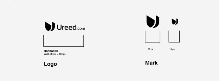 ureed 在線服務(wù)市場(chǎng)平臺(tái)網(wǎng)站品牌logo設(shè)計(jì)vi設(shè)計(jì)，互聯(lián)網(wǎng)科技風(fēng)格