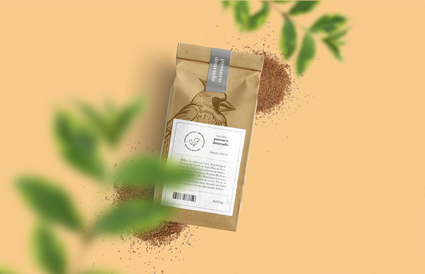 Pássaro金鳥飼料口糧包裝設(shè)計(jì),手繪小鳥的圖案包裝 Pássaro金鳥飼料口糧包裝設(shè)計(jì),手繪小鳥的圖案包裝