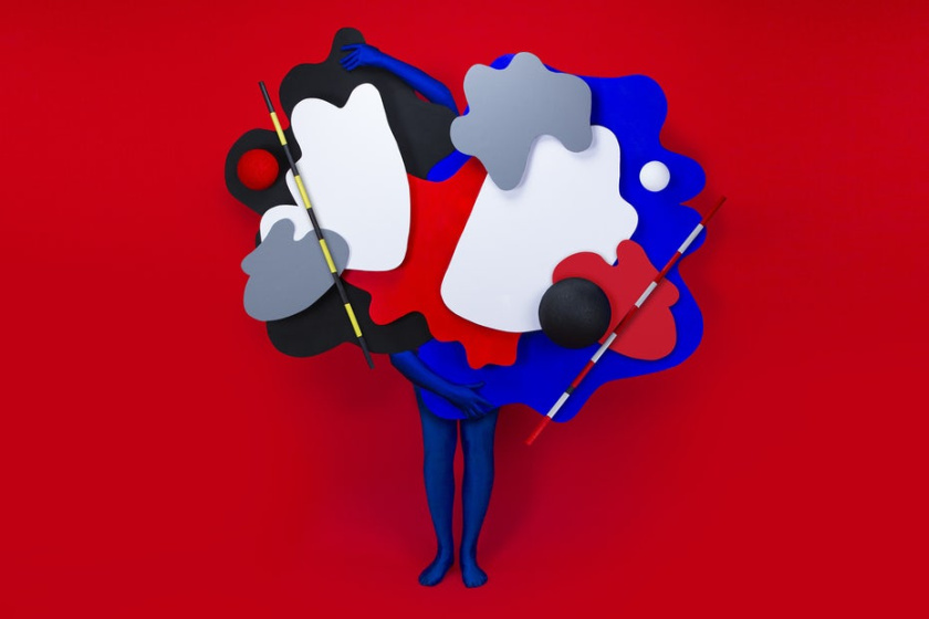 超酷的對比色，大膽的色彩，抽象的形狀和開箱即用的思維等同于一件很酷的藝術(shù)品。