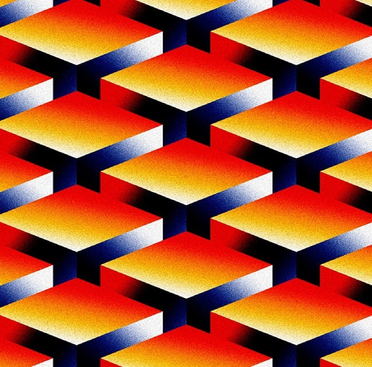 充滿活力的對比，你不僅可以通過組合顏色，而且通過玩燈光和黑暗來獲得強烈的對比度 - 這種設(shè)計完美地證明了這一點。