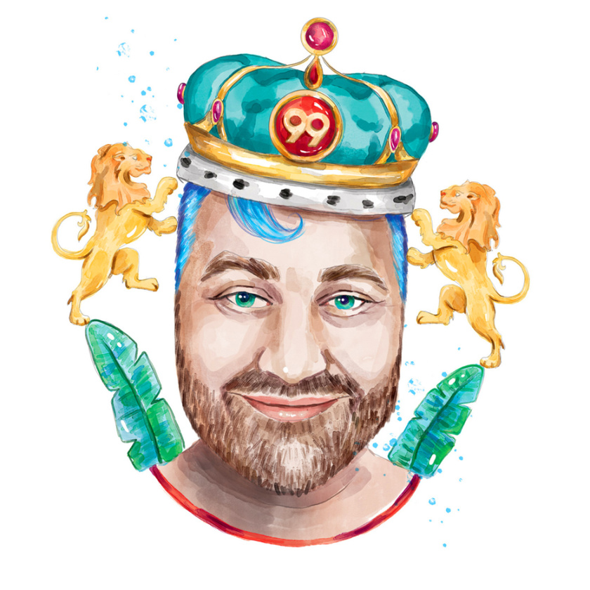 水彩插圖，如果不提Daria V.引人注目的水彩作品，你就無法談?wù)撋世_紛的作品