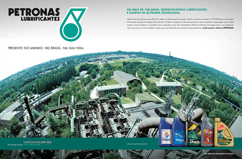 馬石油潤滑油品牌主KV平面廣告創(chuàng)意設計-地球系列