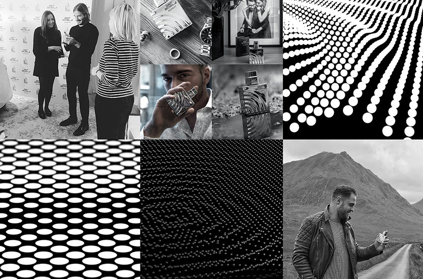 大衛(wèi)·貝克漢姆水波紋圖案香水瓶型設(shè)計(jì)與身體護(hù)理產(chǎn)品包裝設(shè)計(jì)